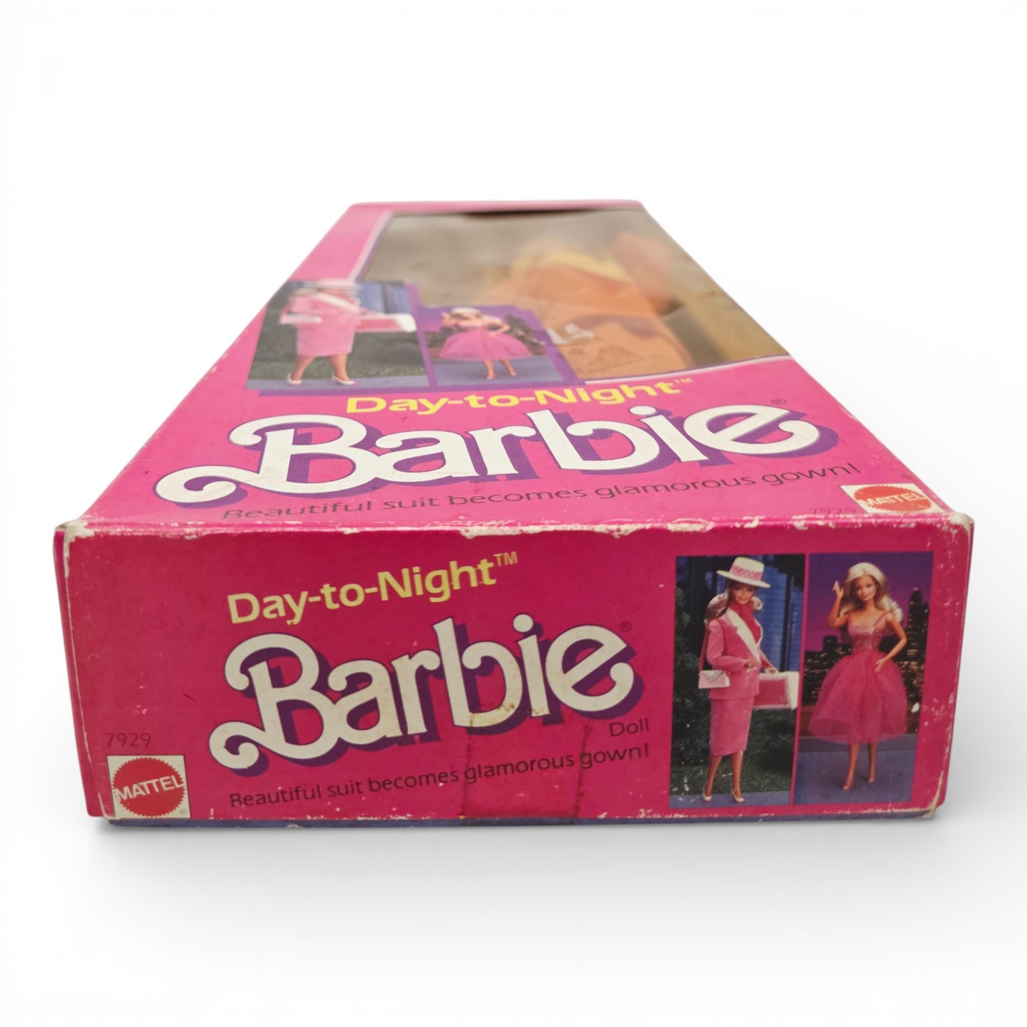 Vintage 1980s doll. Day to Night Barbie. Iconic 80s Doll. Bottom view.