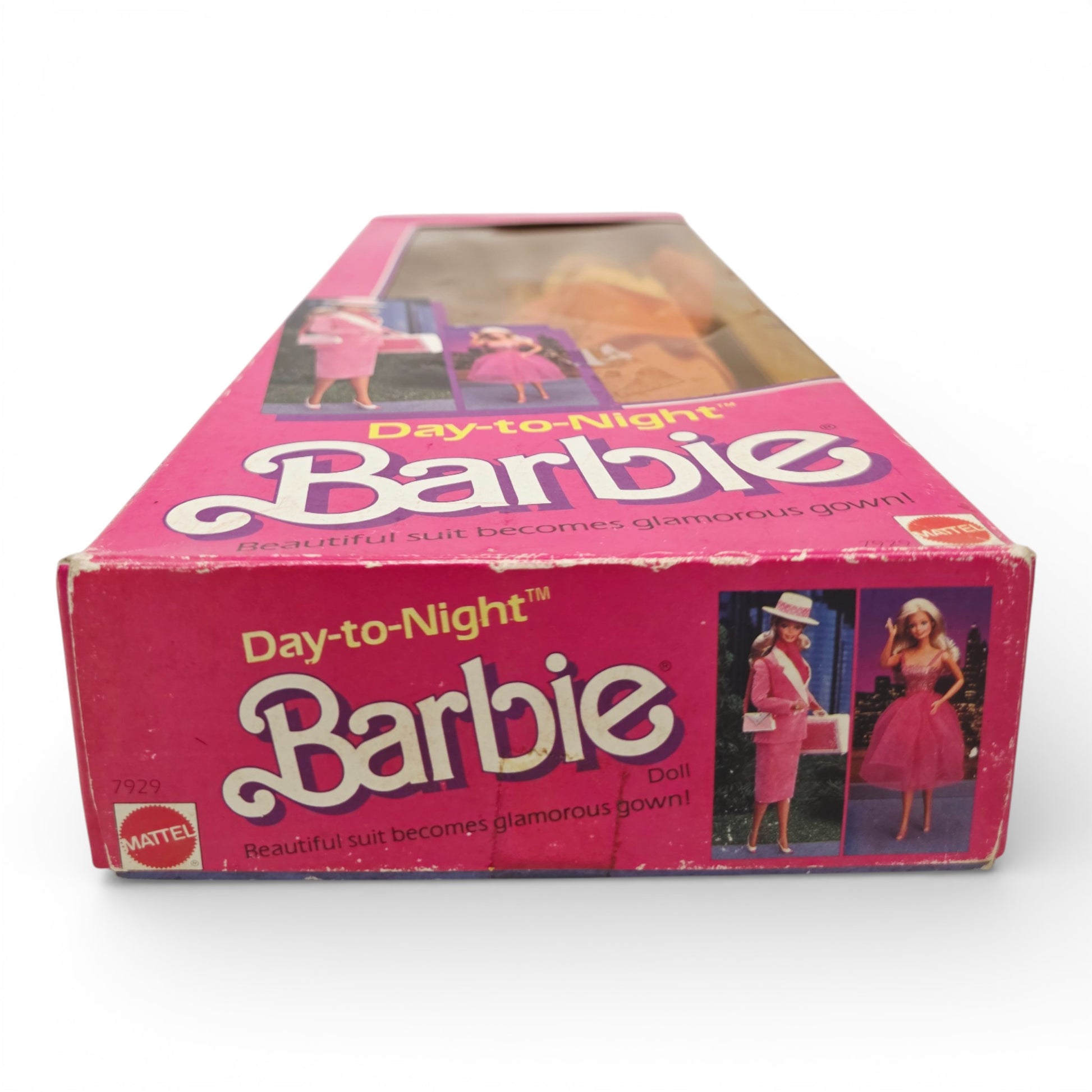 Vintage 1980s doll. Day to Night Barbie. Iconic 80s Doll. Bottom view.
