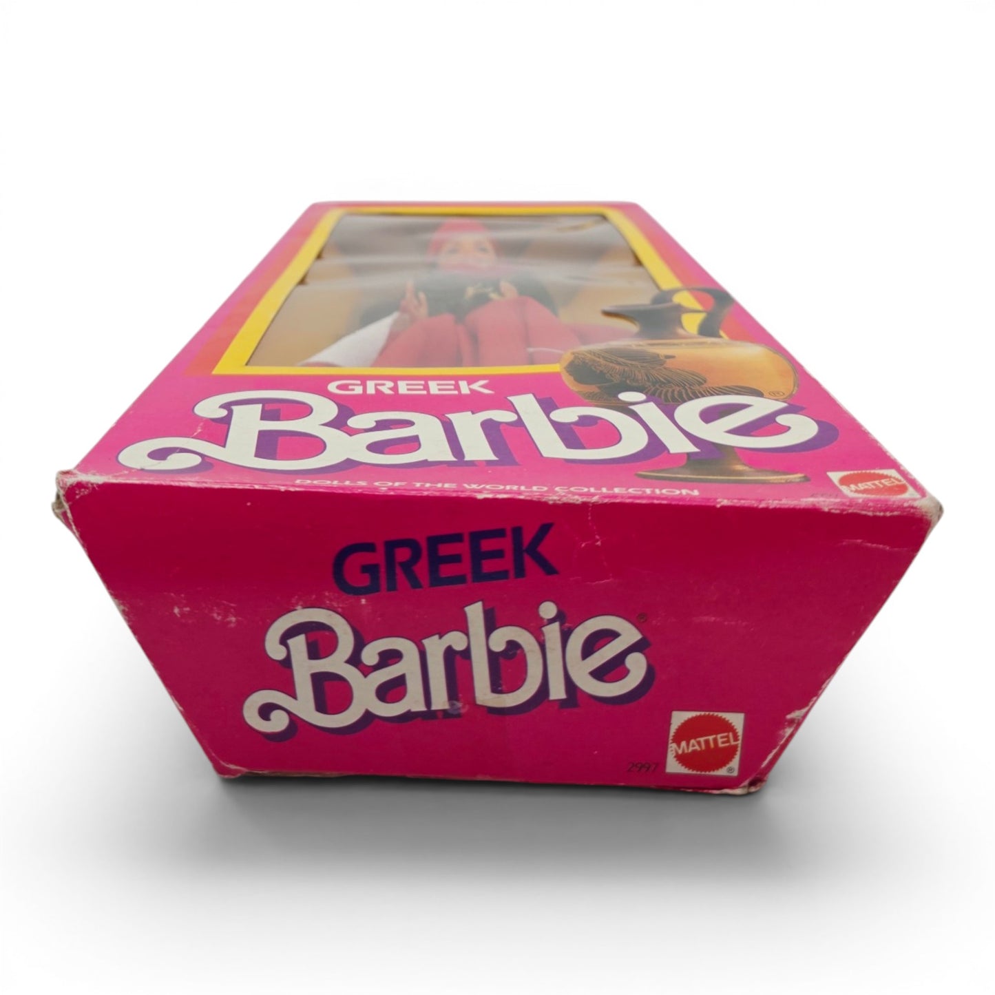 1985 Barbie Dolls of the World Greek doll — Bottom view