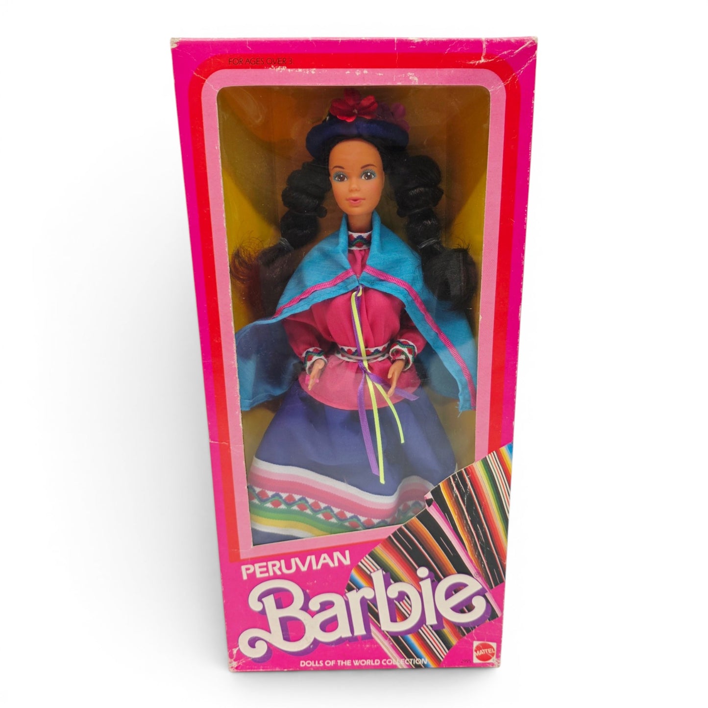 1985 Barbie Dolls of the World Peruvian doll — Front view