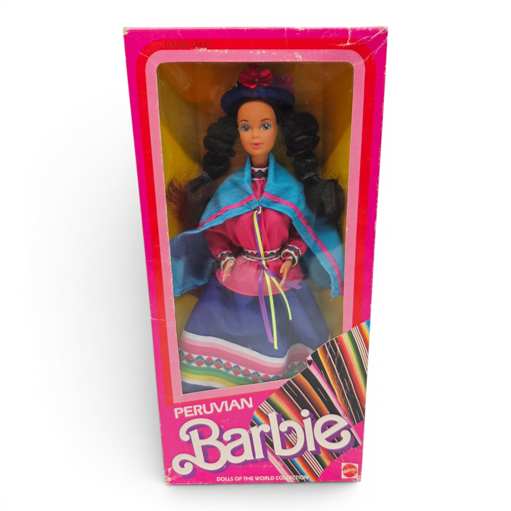 1985 Barbie Dolls of the World Peruvian doll — Front view