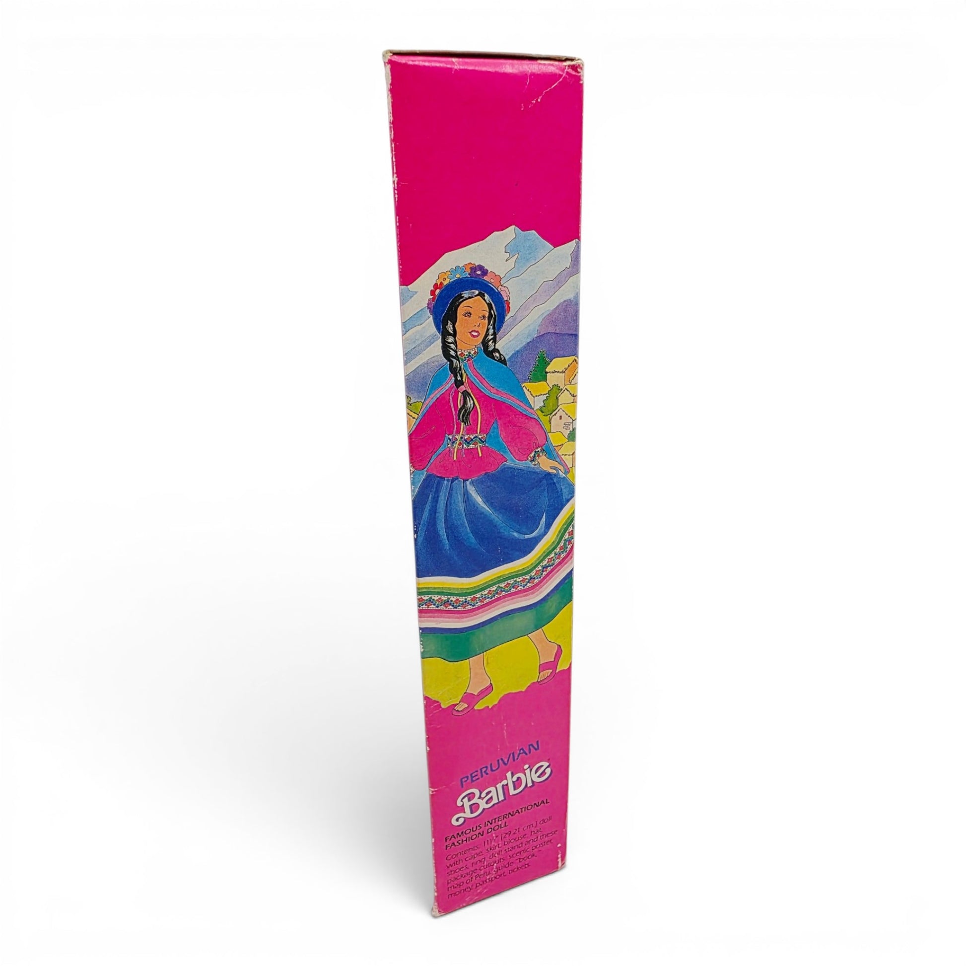 1985 Barbie Dolls of the World Peruvian doll — Right side