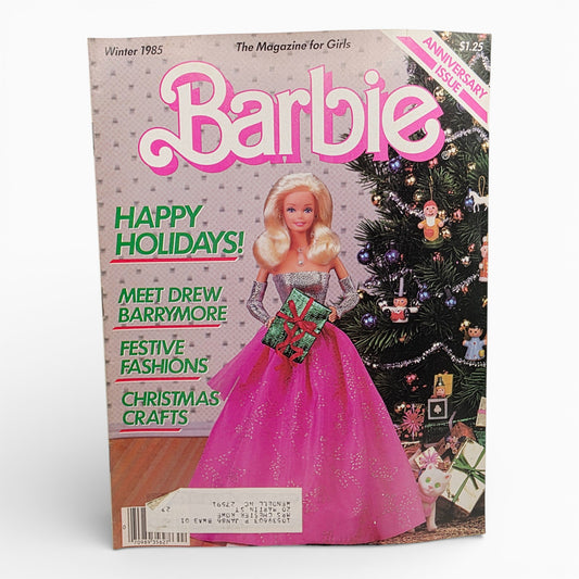 Vintage 1980s magazine. Magazine for Girls. Winter Anniversary Issue. Front view.
