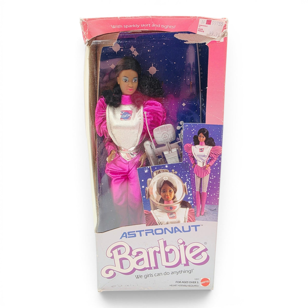 1985 Barbie Original Iconic 80s (AA) Astronaut Front view