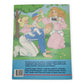 Vintage 1980s paper doll book. Vintage Paper Doll Book. The Heart Family. Back view.