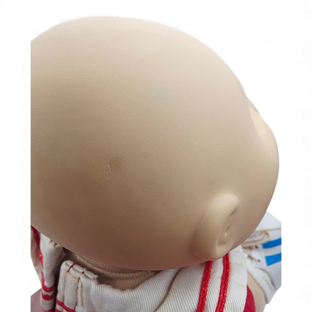 Vintage 1980s doll. Boy in a Sailor Suit. Close up 1 view.