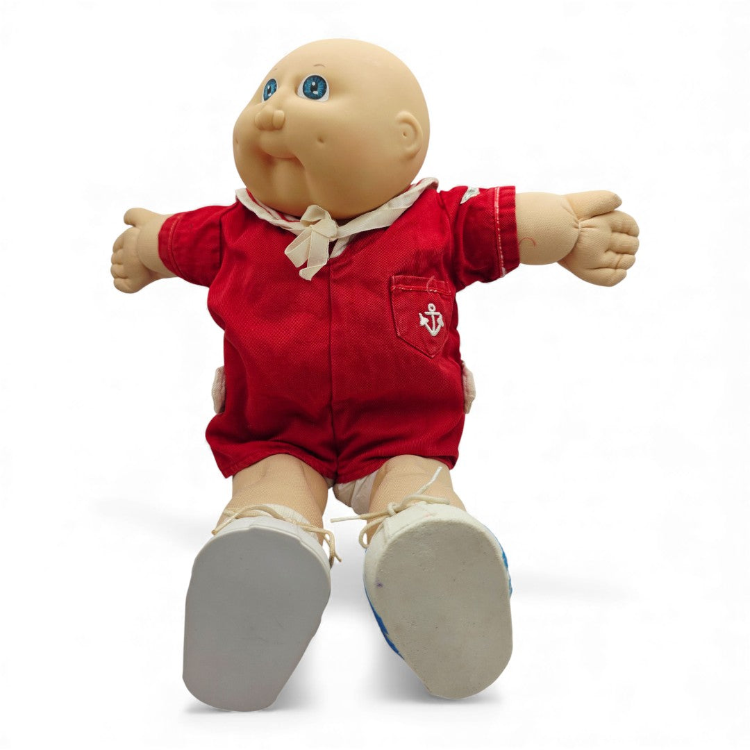 Vintage 1980s doll. Boy in a Sailor Suit. Front view.