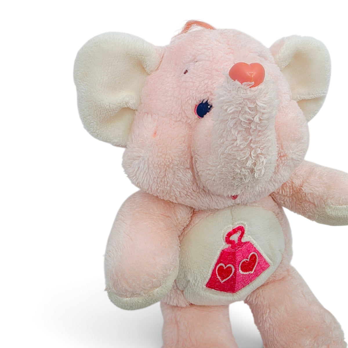 1985 Care Bears Lotsa Heart Elephant Face view