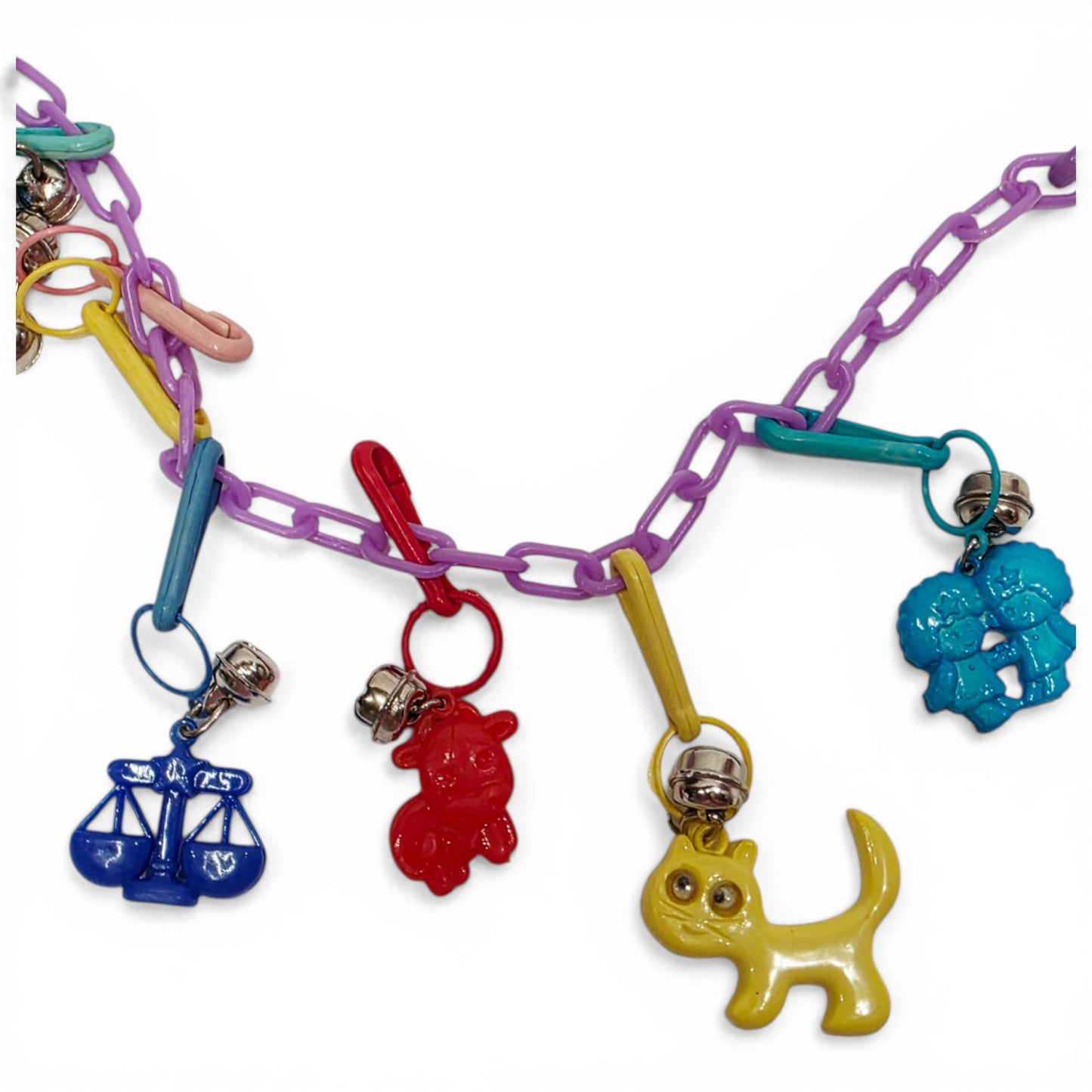 1985 Chains, Charms N Things Bell Charm Necklace apparel — Close-up 1