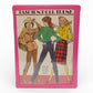 Vintage 1980s doll accessory. Fashion Doll Case. Tara Toy Corp. Classic 80s! 34 x 26cm. Front view.
