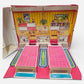 Vintage 1980s doll accessory. Fashion Doll Case. Tara Toy Corp. Massive Wardobe & Bedroom! 44 x 34cm. Close up 1 view.