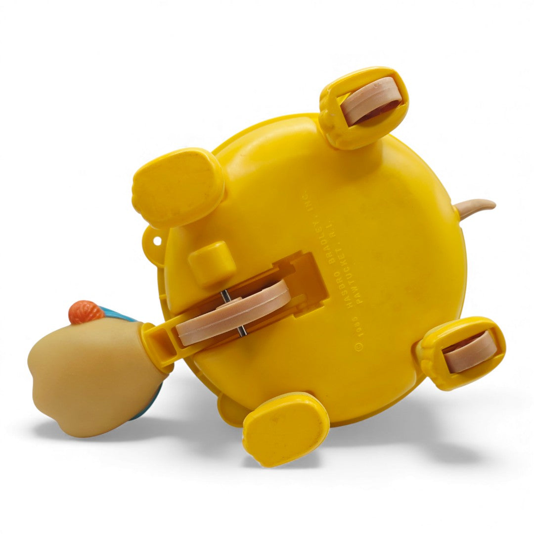 Vintage 1980s small toy. Glo Turtle & Glo Hopper. Bottom view.