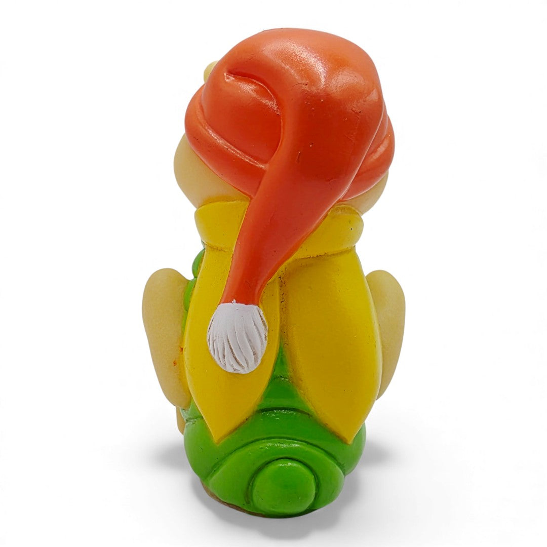 Vintage 1980s small toy. Glo Turtle & Glo Hopper. Close up 4 view.