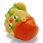 Vintage 1980s small toy. Glo Turtle & Glo Hopper. Close up 5 view.