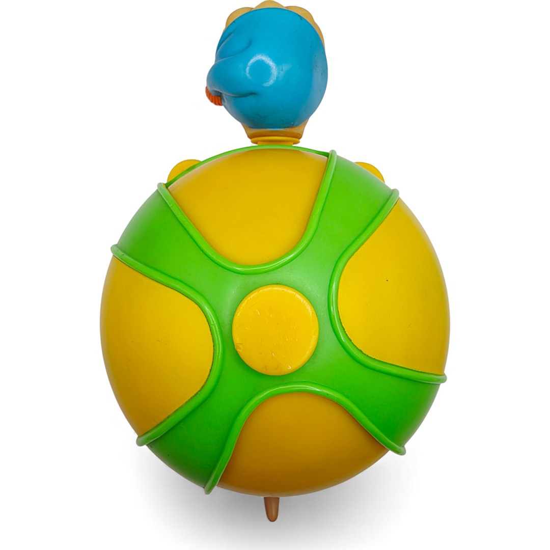 Vintage 1980s small toy. Glo Turtle & Glo Hopper. Top view.