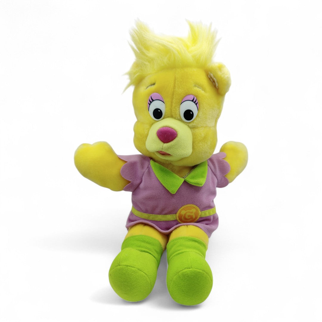 Vintage 1980s plush. Sunni Gummi. Beautiful & Soft Plush! 35-40cm. Front view.