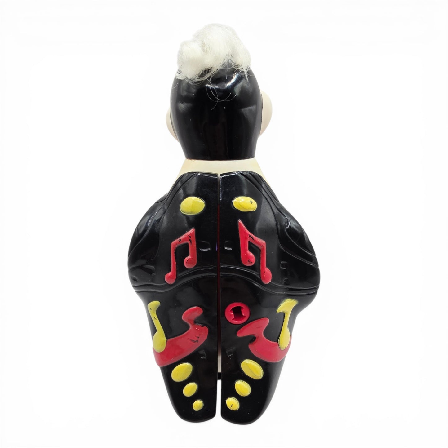 1985 Keypers Series 1 Penguin Keyboard small toy — Back view