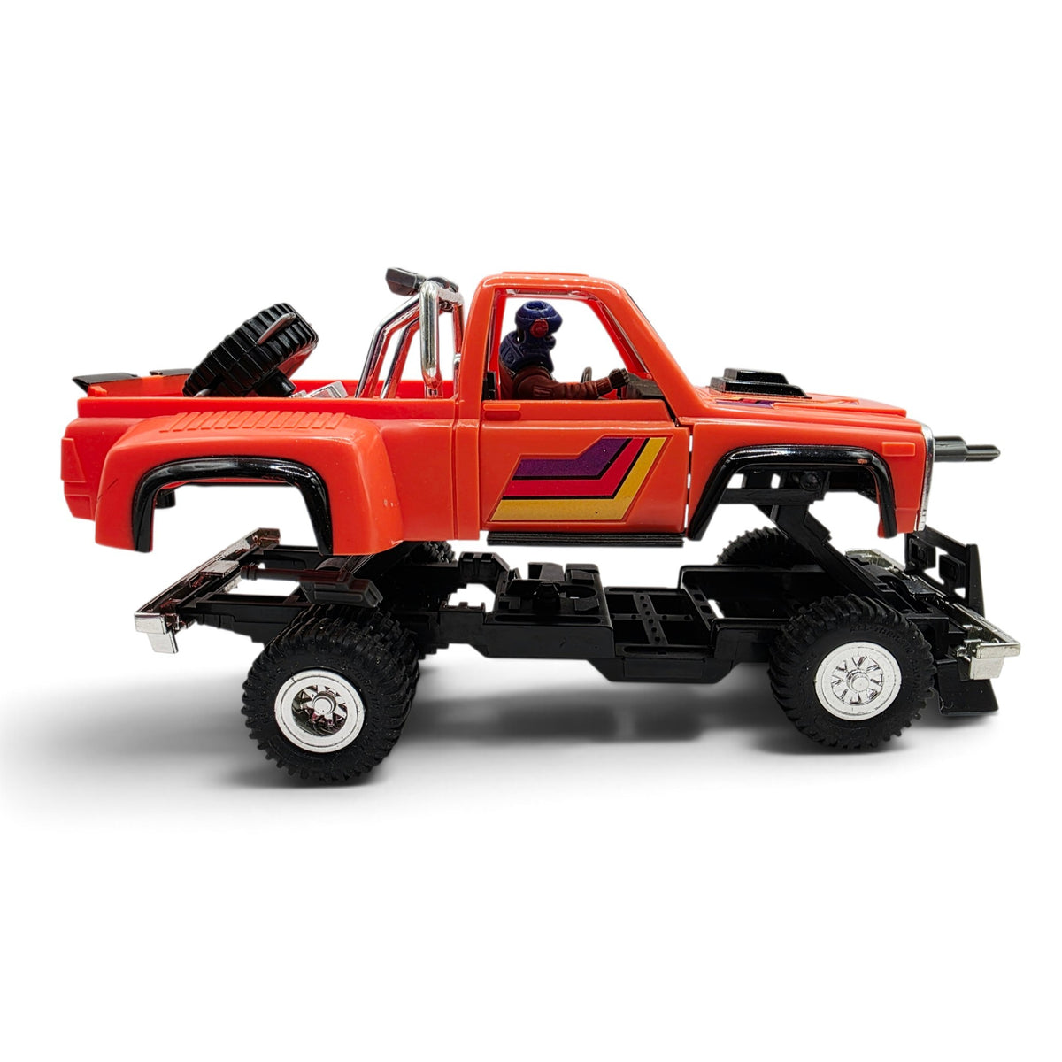 1985 M.A.S.K. Firecracker Hondo MacLean Close-up 1 view