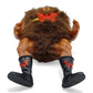 Vintage 1980s action figure. (MOTU). Grizzlor. & Mini Comic!. Bottom view.