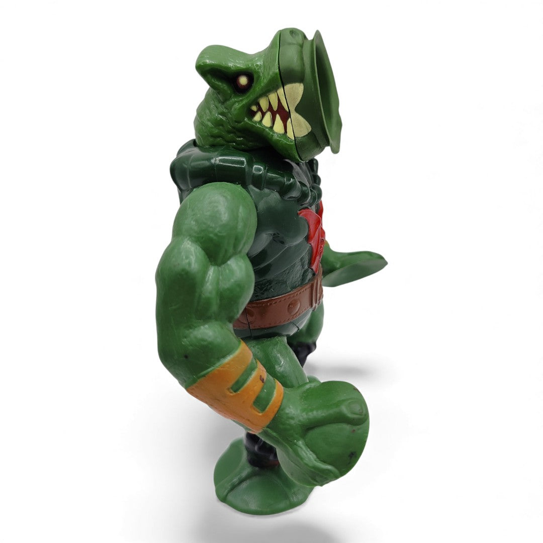Vintage 1980s action figure. (MOTU). Leech. & Mini Comic!. Left view.
