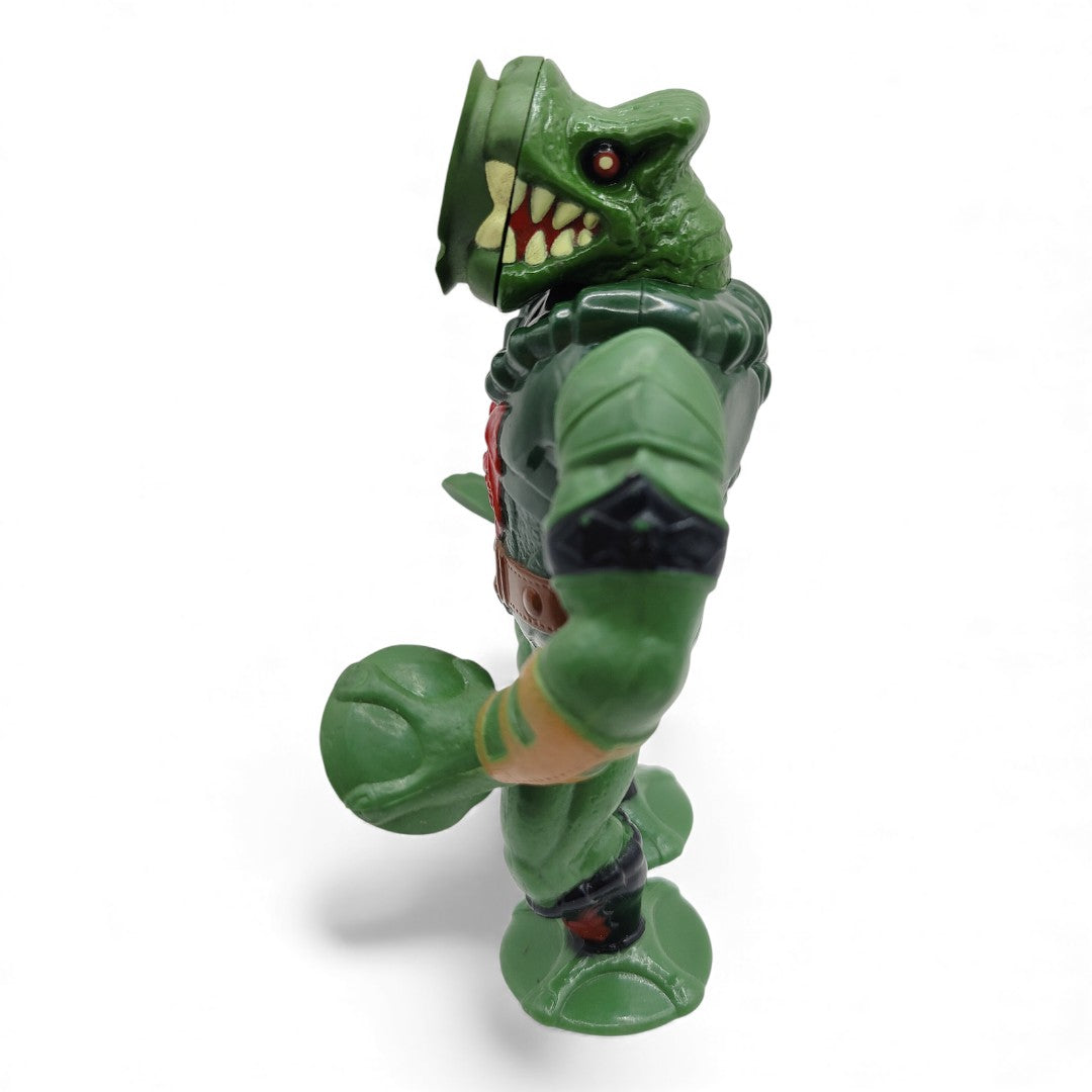 Vintage 1980s action figure. (MOTU). Leech. & Mini Comic!. Right view.