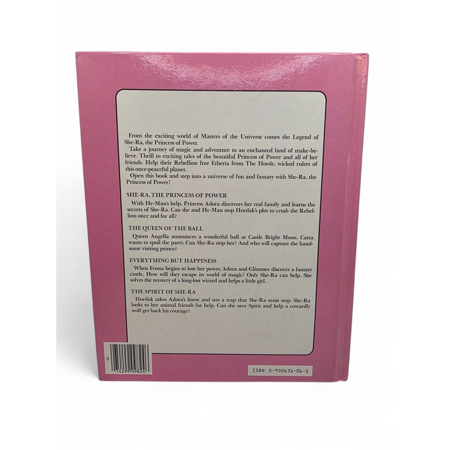 1985 – She-Ra Princess of Power – Hardcover Storybook – Like New