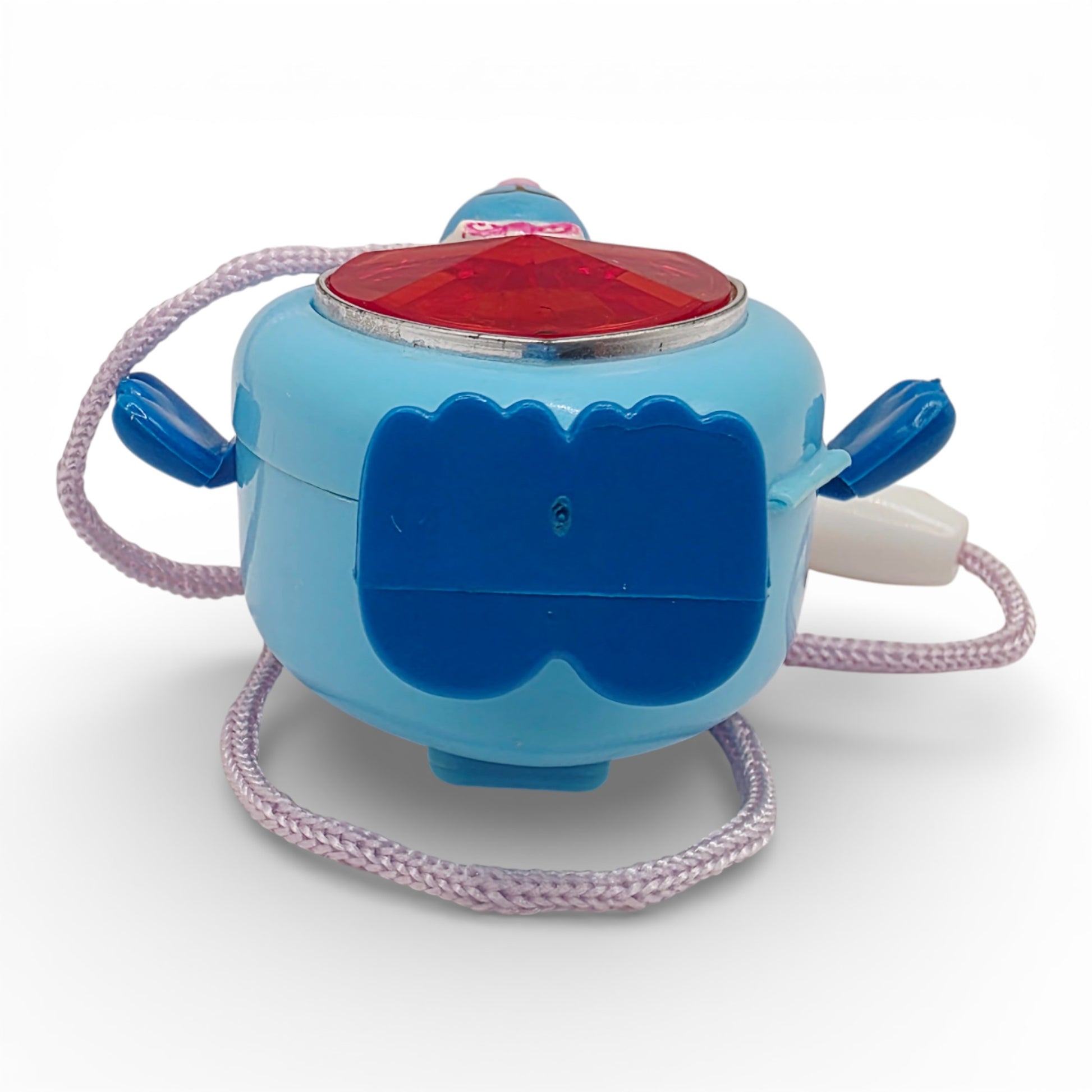 Vintage 1980s small toy. Series 1. Prettie Puppy. Complete with Necklace Clip!. Bottom view.