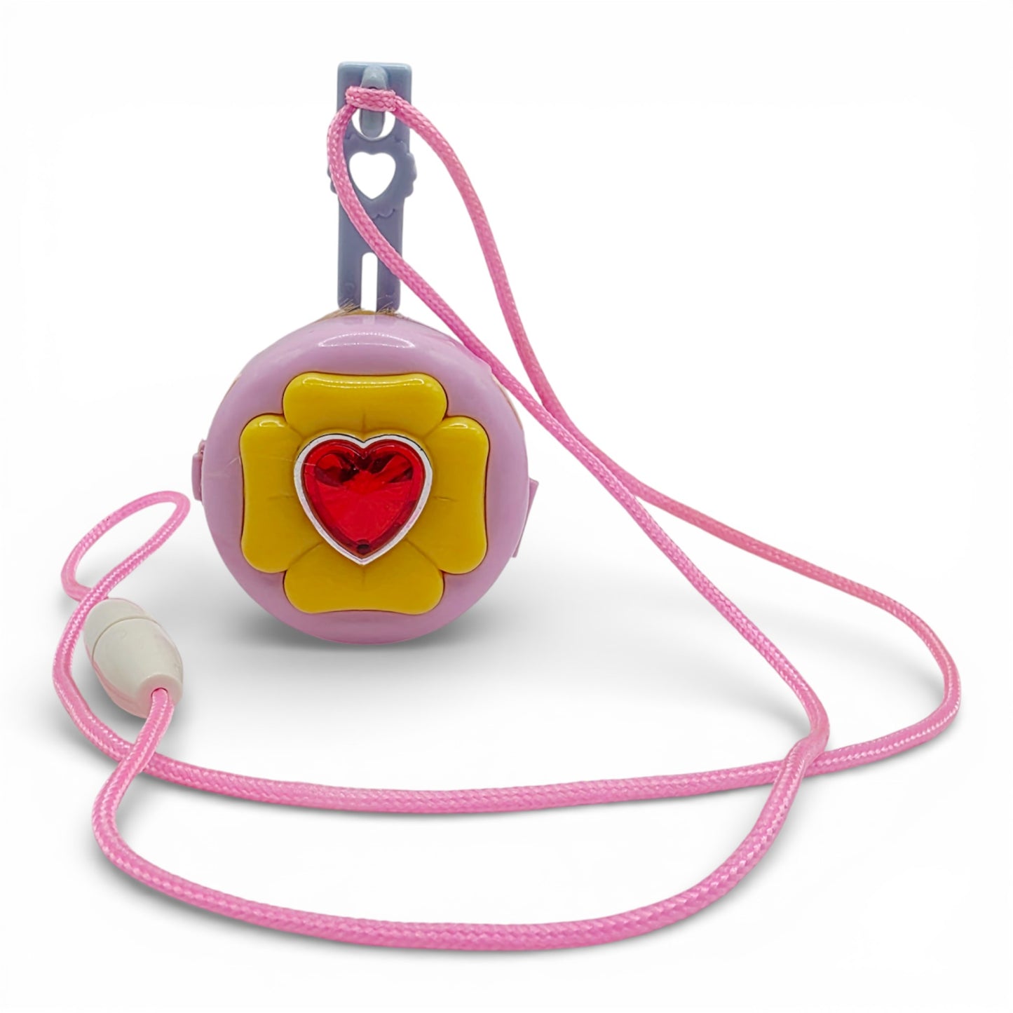 Vintage 1980s small toy. Series 1. Shinie. Comes with Necklace Clip!. Face view.