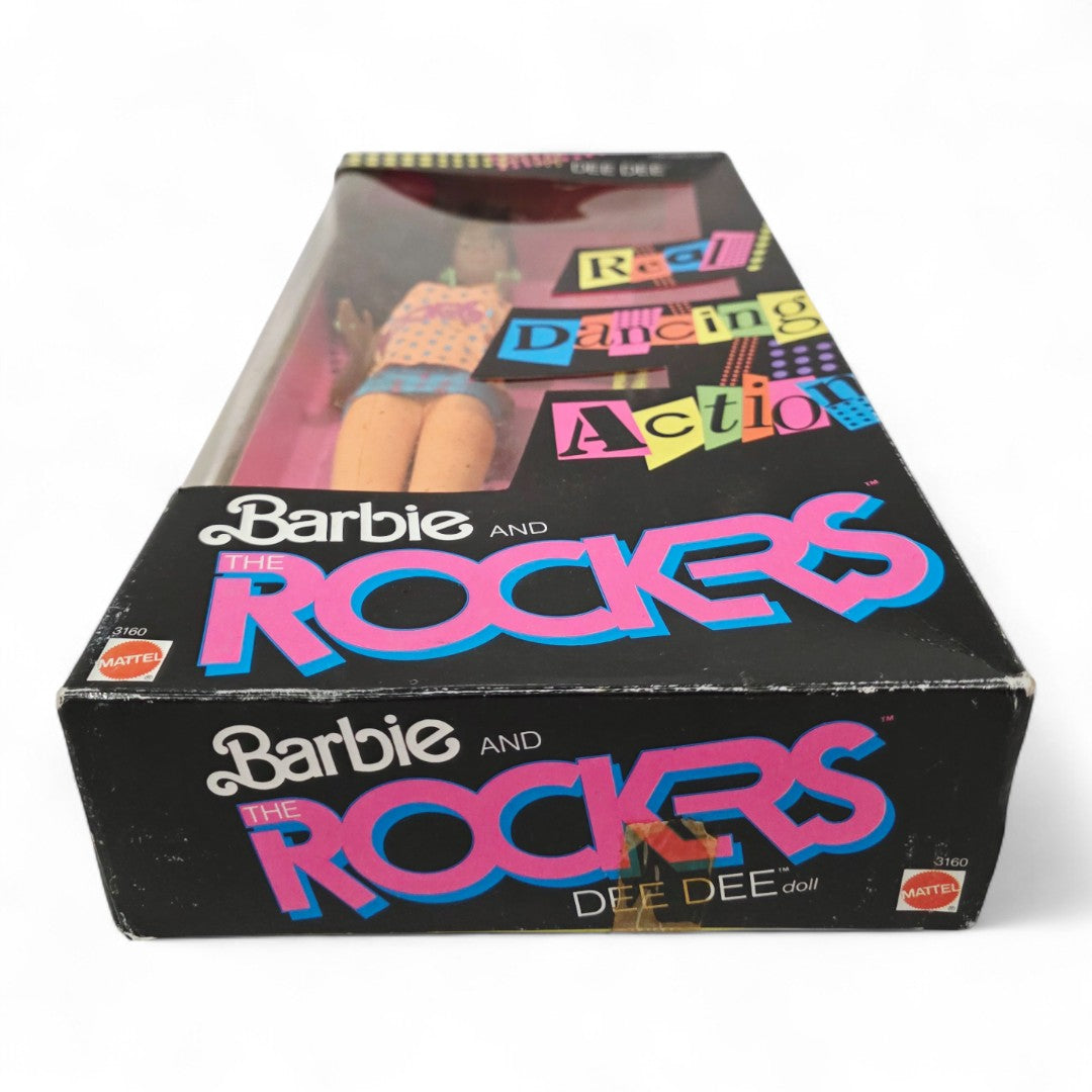 1986 Barbie Barbie & the Rockers Dee Dee doll — Bottom view