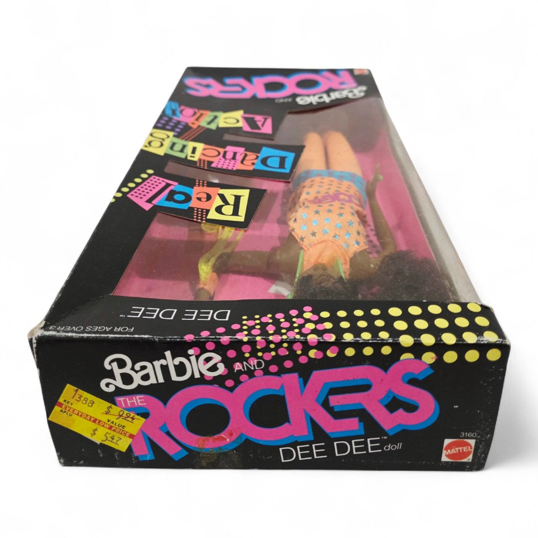 1986 Barbie Barbie & the Rockers Dee Dee doll — Top view