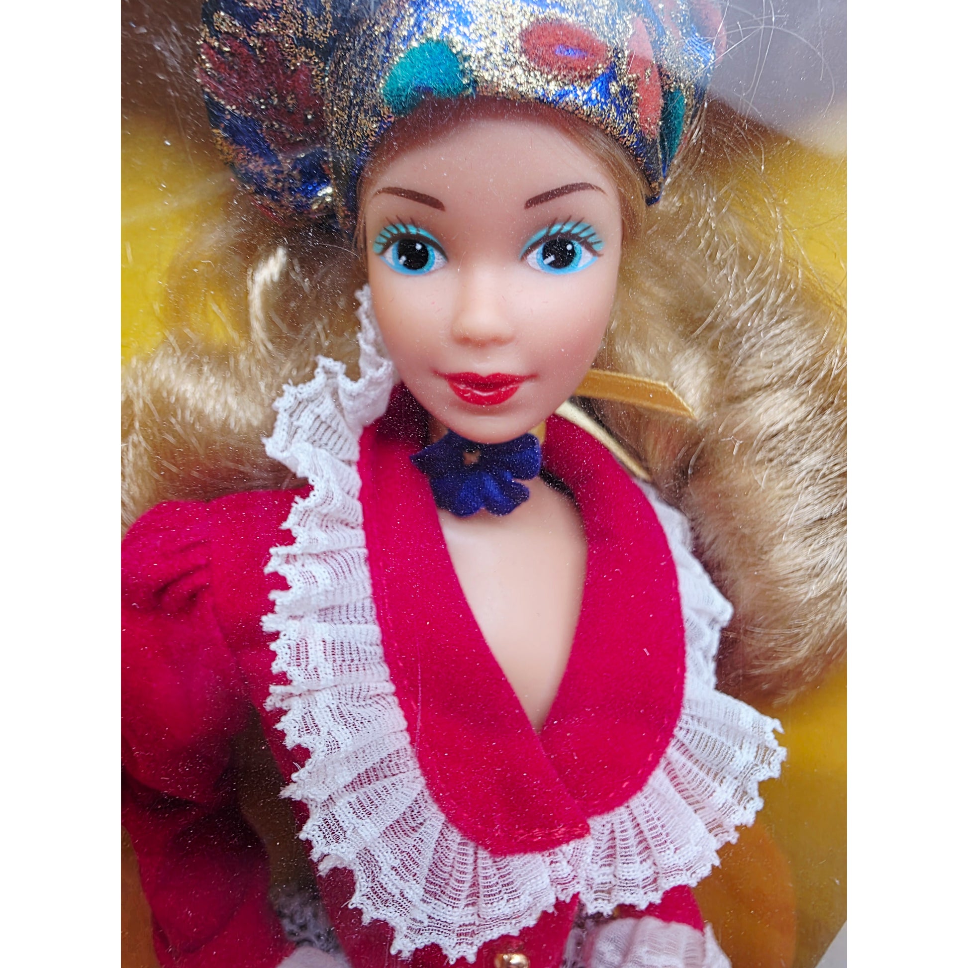 1986 Barbie Dolls of the World - First Edition German doll — Face close-up