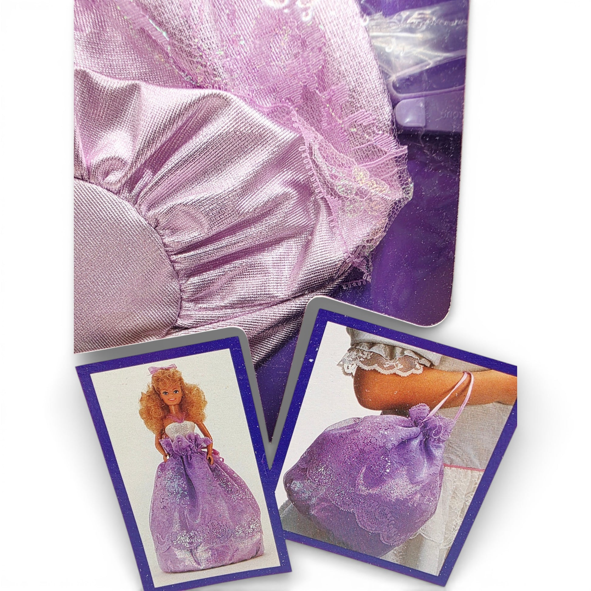 Vintage 1980s doll fashion. Jewel Secrets Skipper Fashion. Close up 1 view.