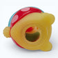 Vintage 1980s mini pvc figure. Glo Grannybug. 3". Bottom view.
