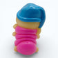 Vintage 1980s mini pvc figure. Glo Snugbug. 3". Back view.