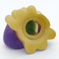 Vintage 1980s mini pvc figure. Glo Spider. 3". Bottom view.