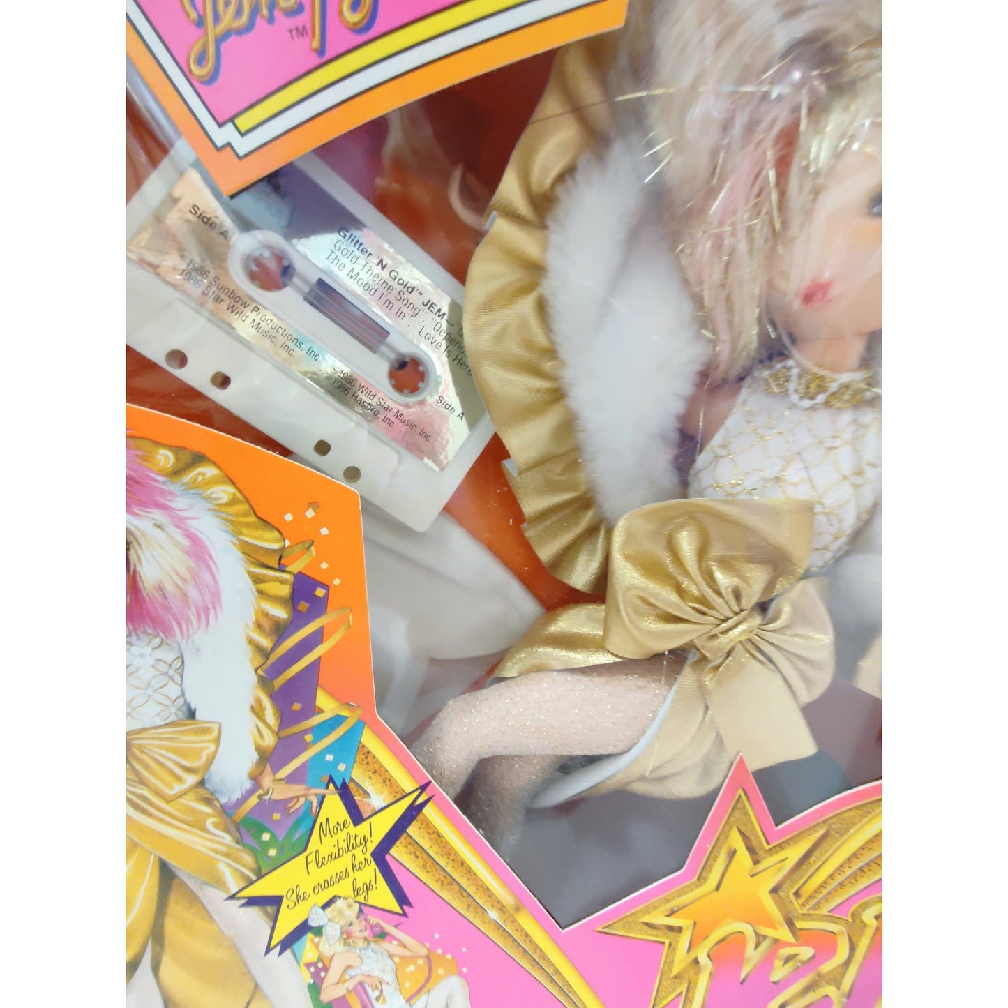 1986 – Jem & the Holograms – Glitter 'n Gold  – Jem / Jerrica – NRFB