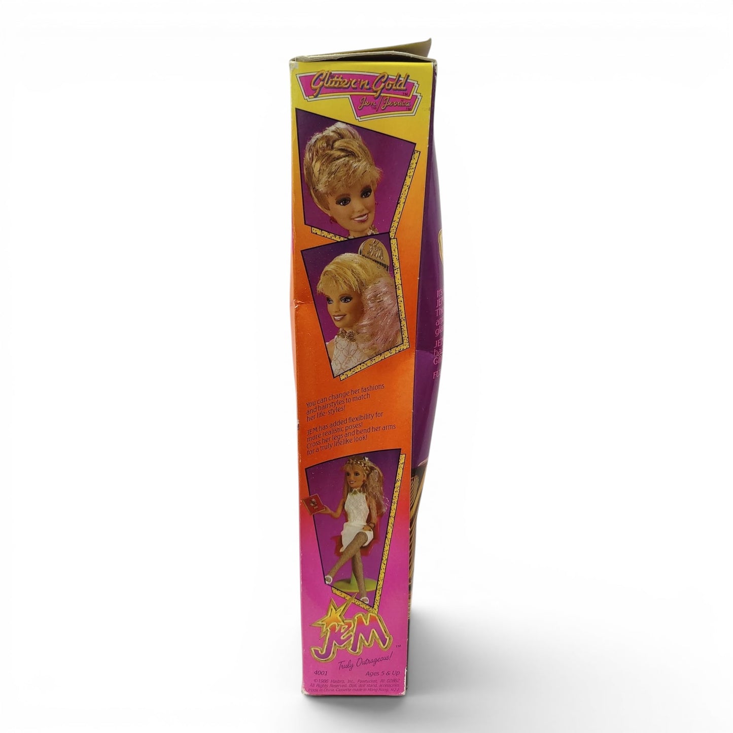 1986 – Jem & the Holograms – Glitter 'n Gold  – Jem / Jerrica – NRFB