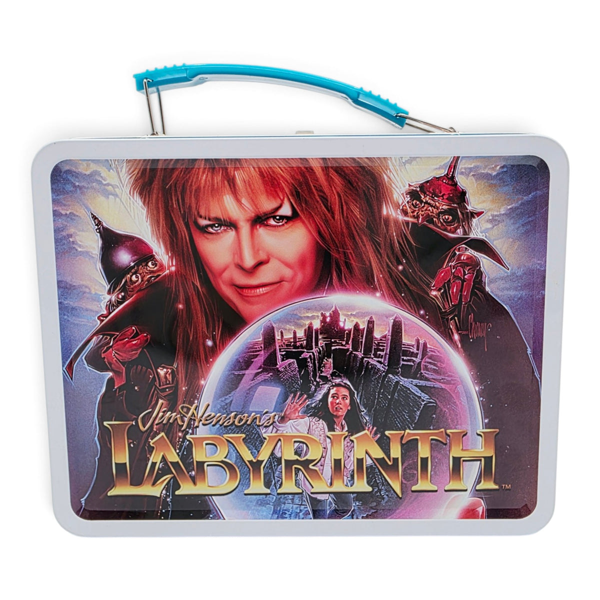 1986 Labyrinth Metal Lunchbox Front view