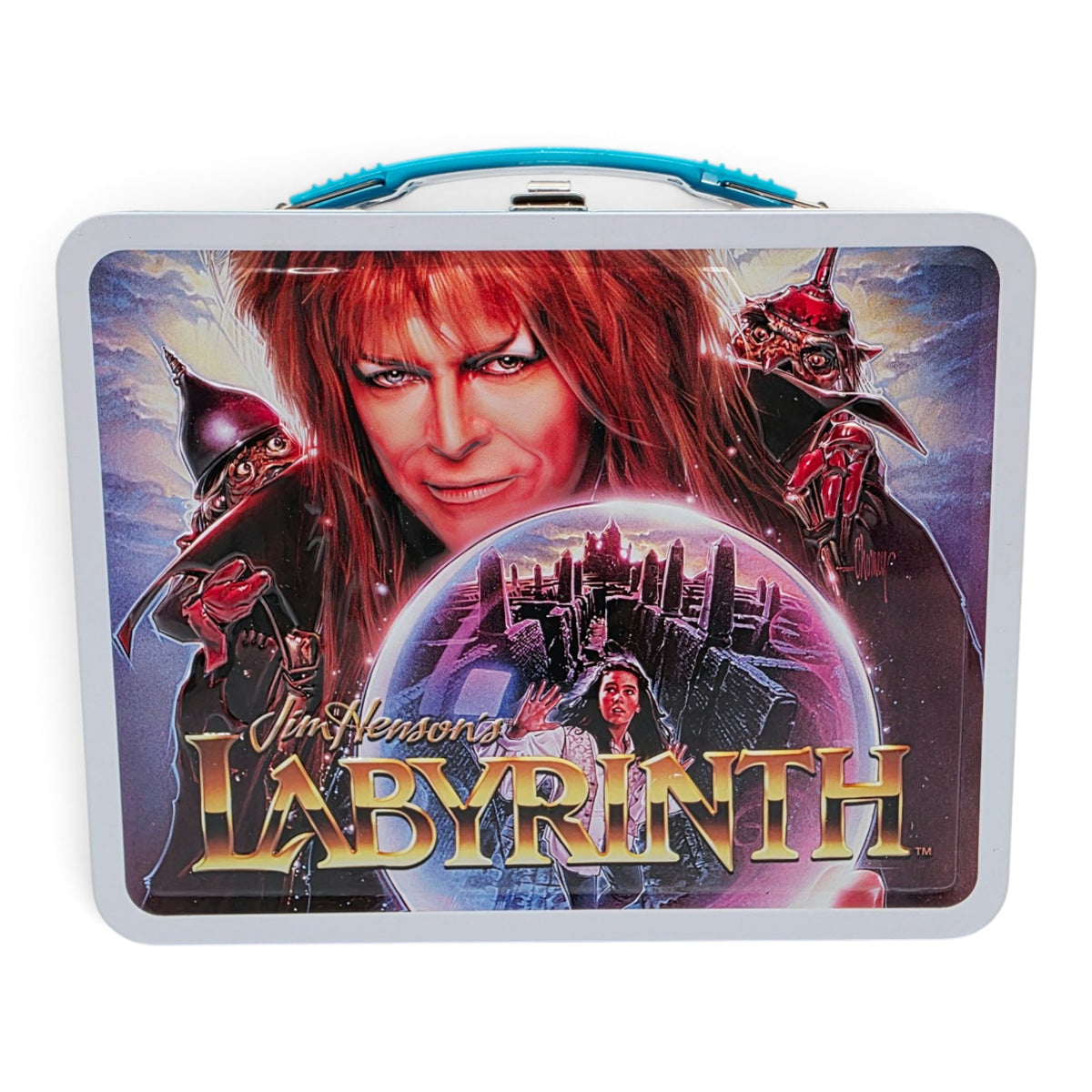 1986 Labyrinth Metal Lunchbox Back view