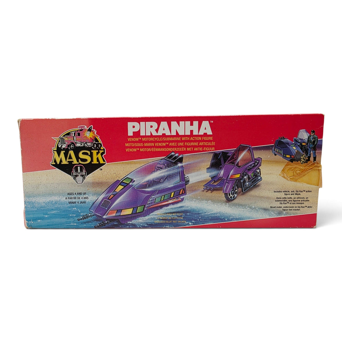 1986 M.A.S.K. Piranha Sly Rax Close-up 5 view