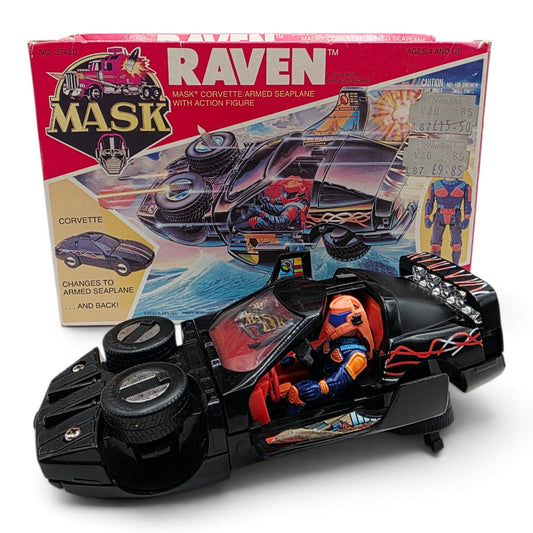 1986 M.A.S.K. Raven Calhoun Burns Front view