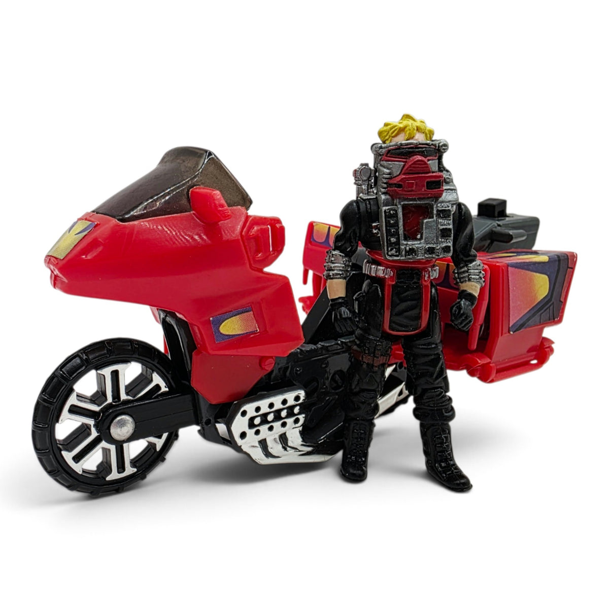 1986 M.A.S.K. Vampire Floyd Malloy Face view