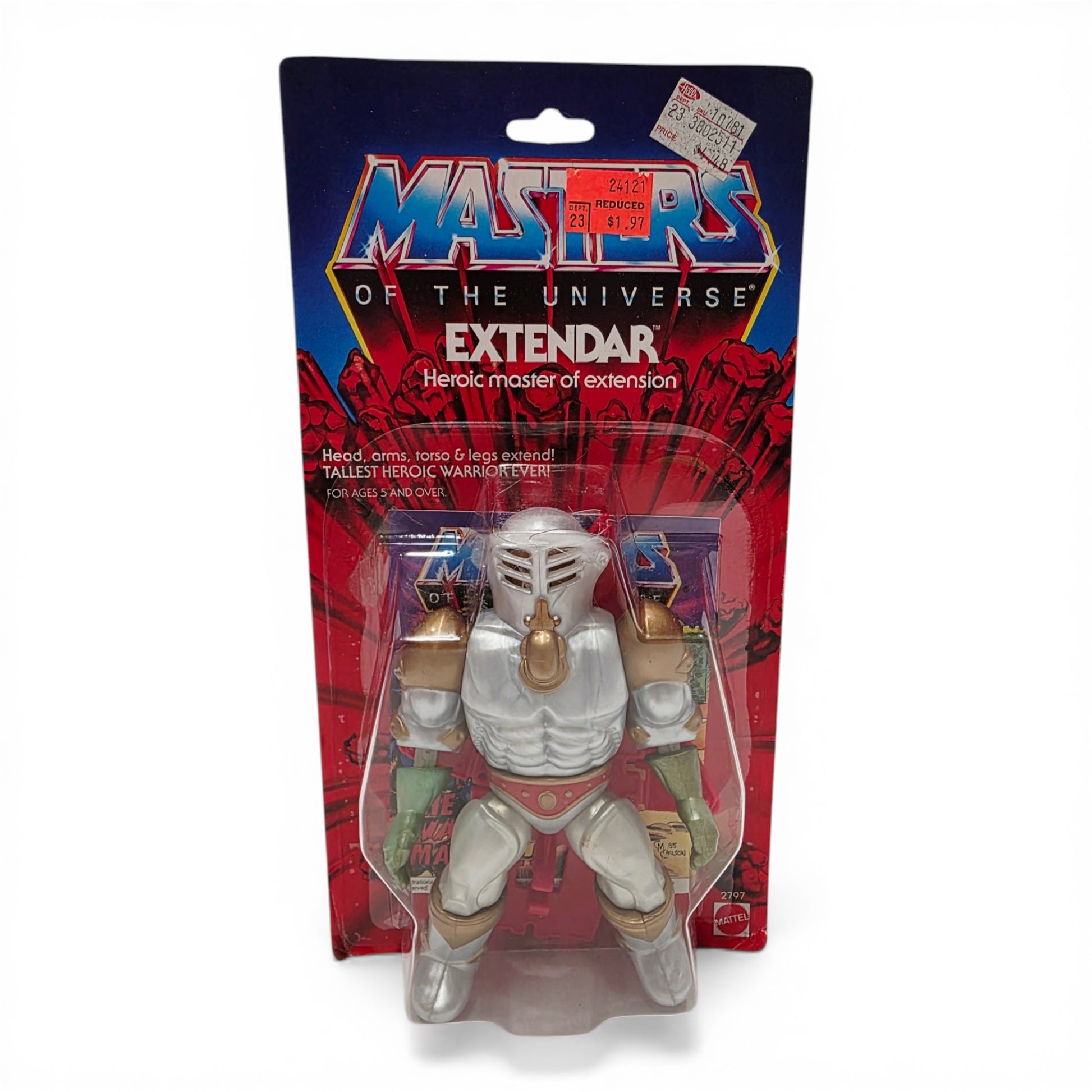 1986 Masters of the Universe Extendar action figure — Front view