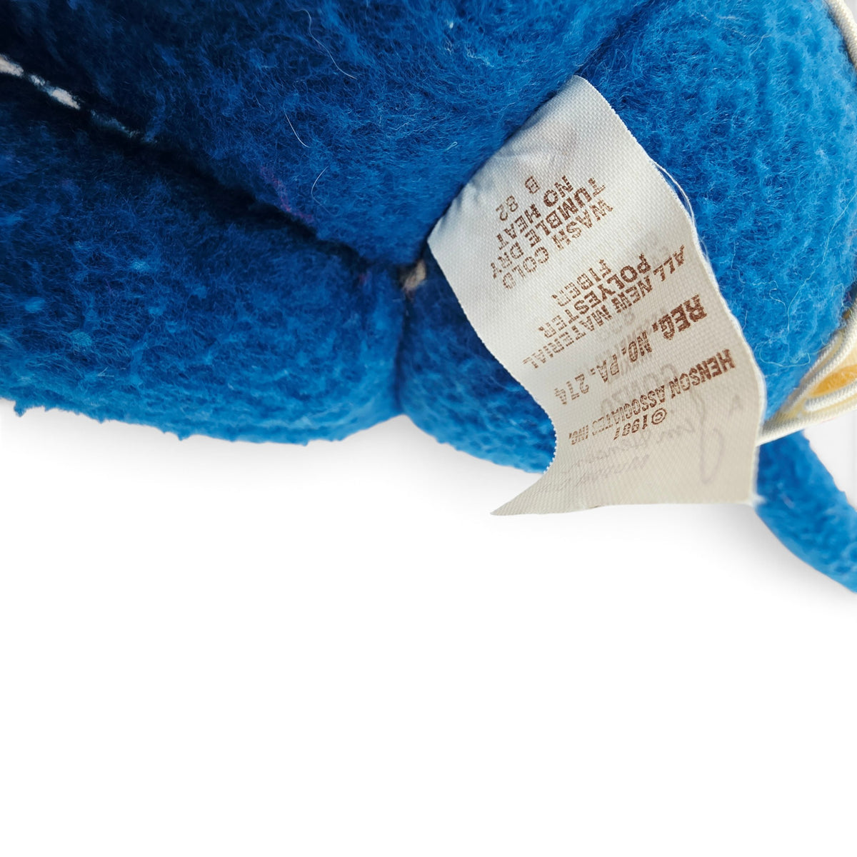 1986 Muppet Babies Super Gonzo Bottom view