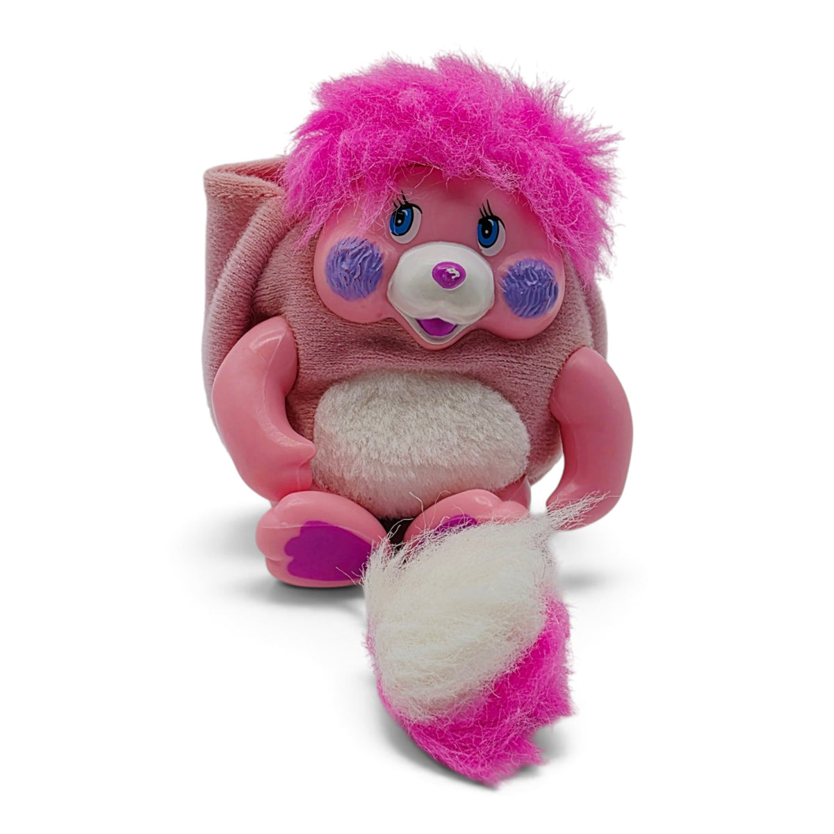 1986 Popples Party Pocket Popple (Pinks) Front view