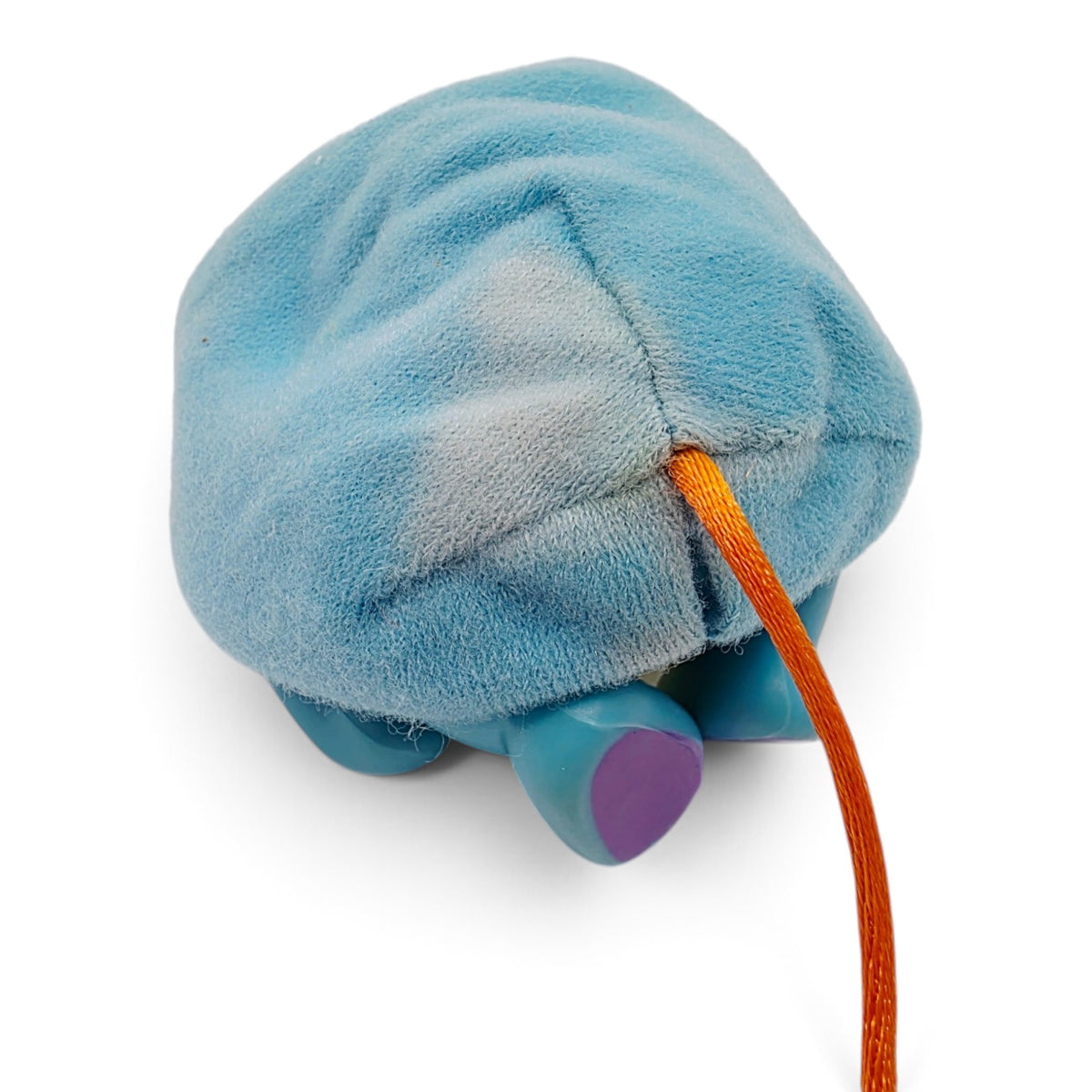 1986 Popples Party Pocket Popple (Teal & Magenta) Bottom view