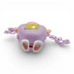 Vintage 1980s small toy. Series 3. Curli Heart. Complete with Necklace Clip!. Bottom view.