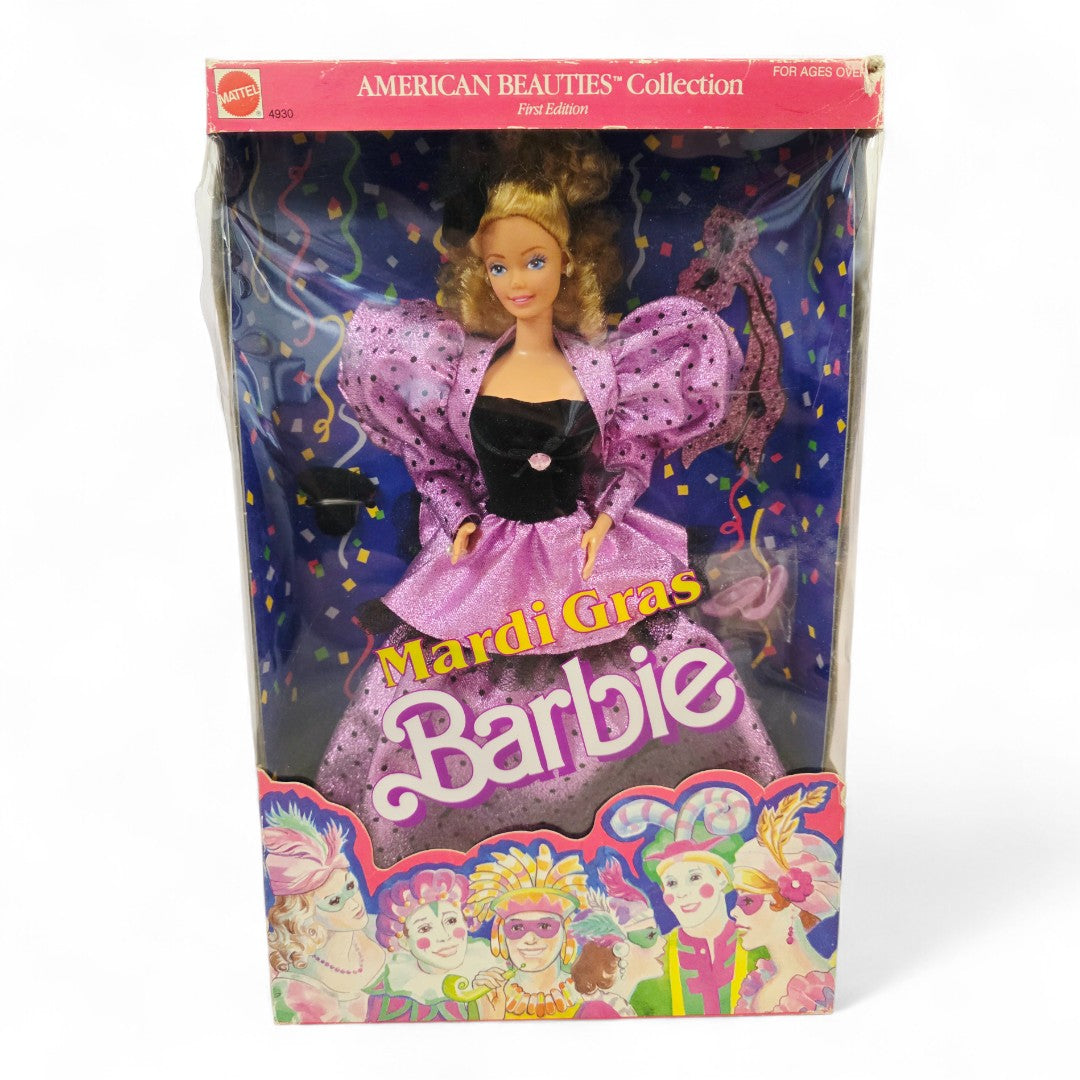 1987 Barbie American Beauties Collection Mardi Gras doll — Front view