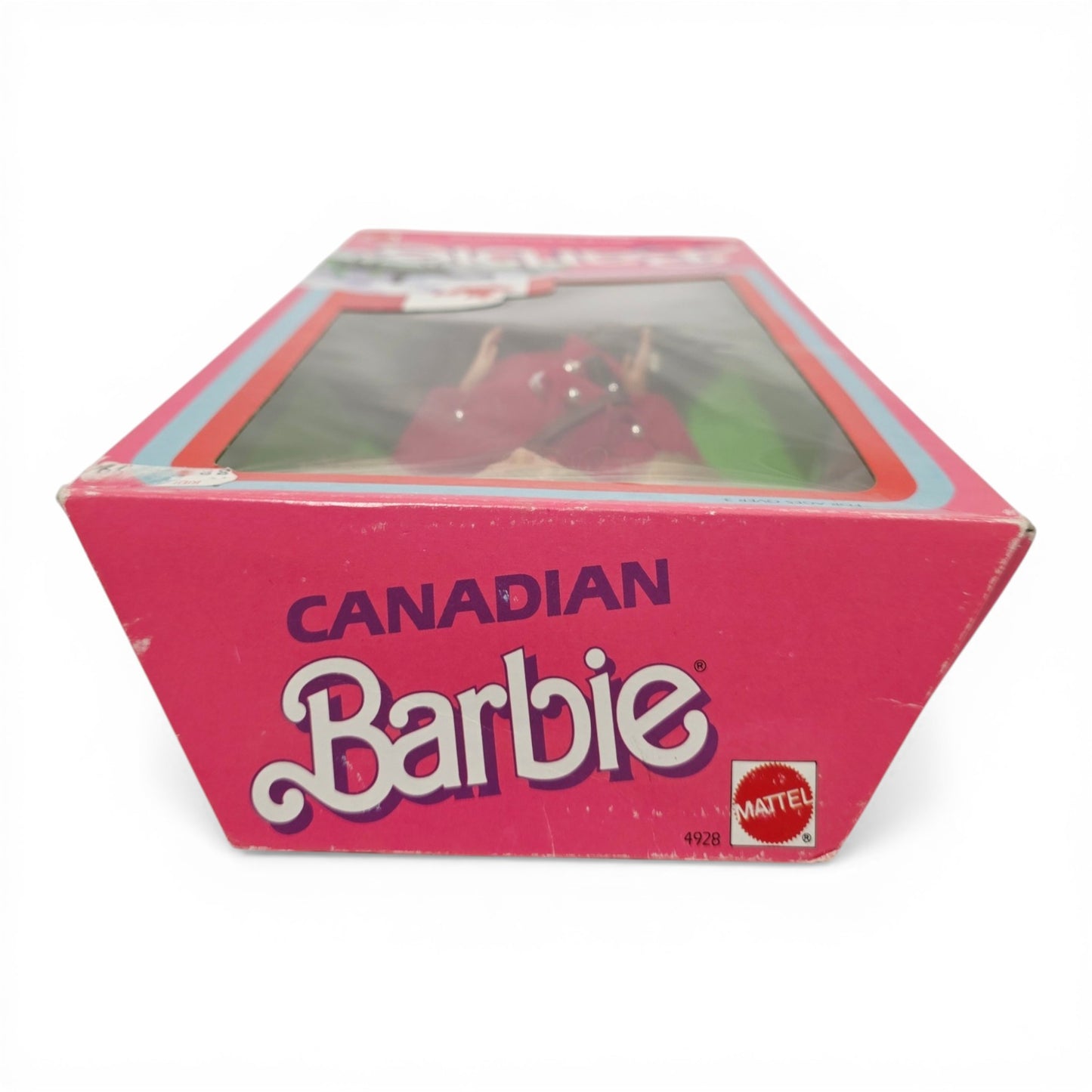 1987 Barbie Dolls of the World Canadian Barbie doll — Top view