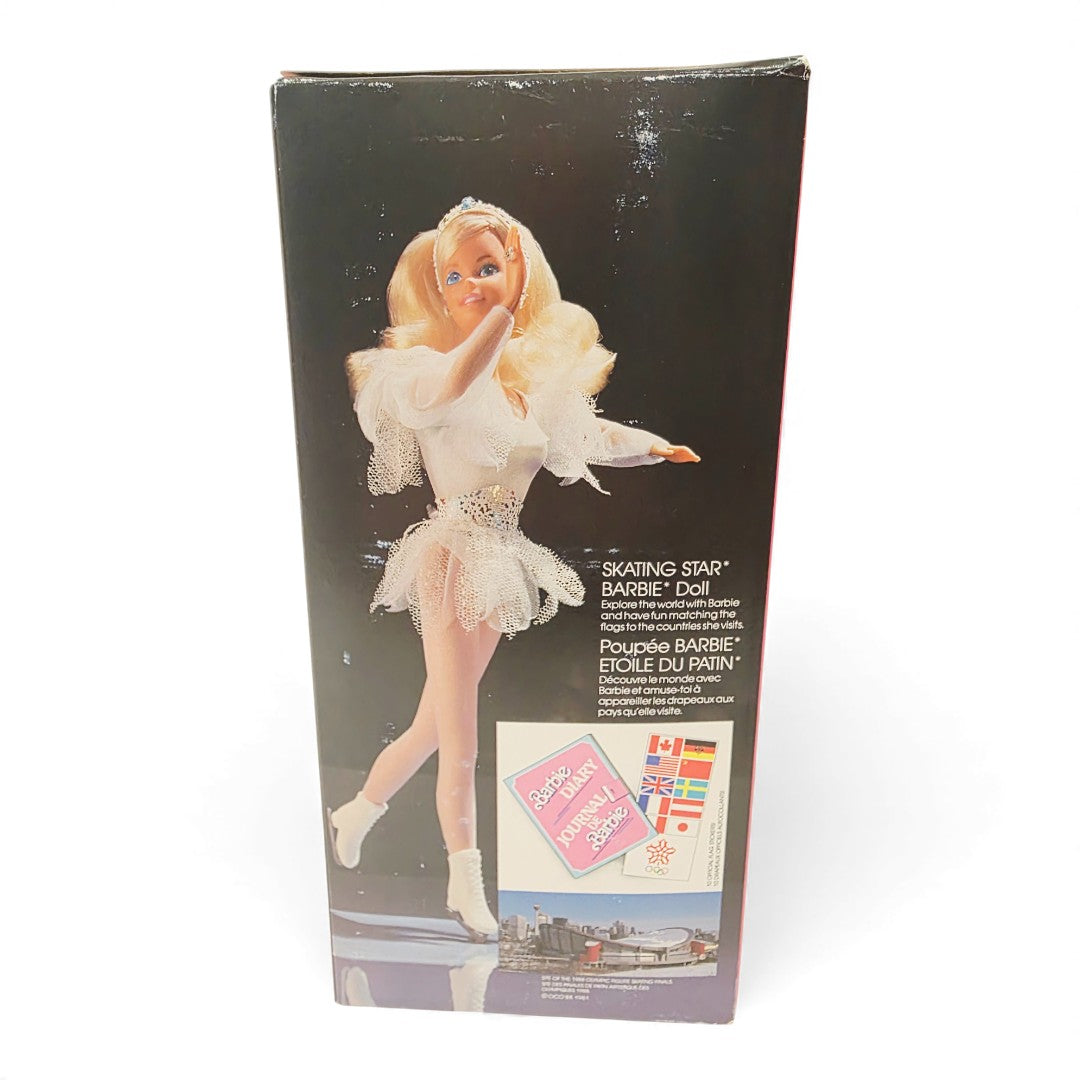 1987 Barbie Skating Star doll — Back view
